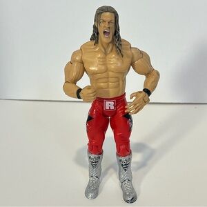 2003 Jakks WWE EDGE RATED R Superstar Action Figure Wrestler Wrestling Red Toy